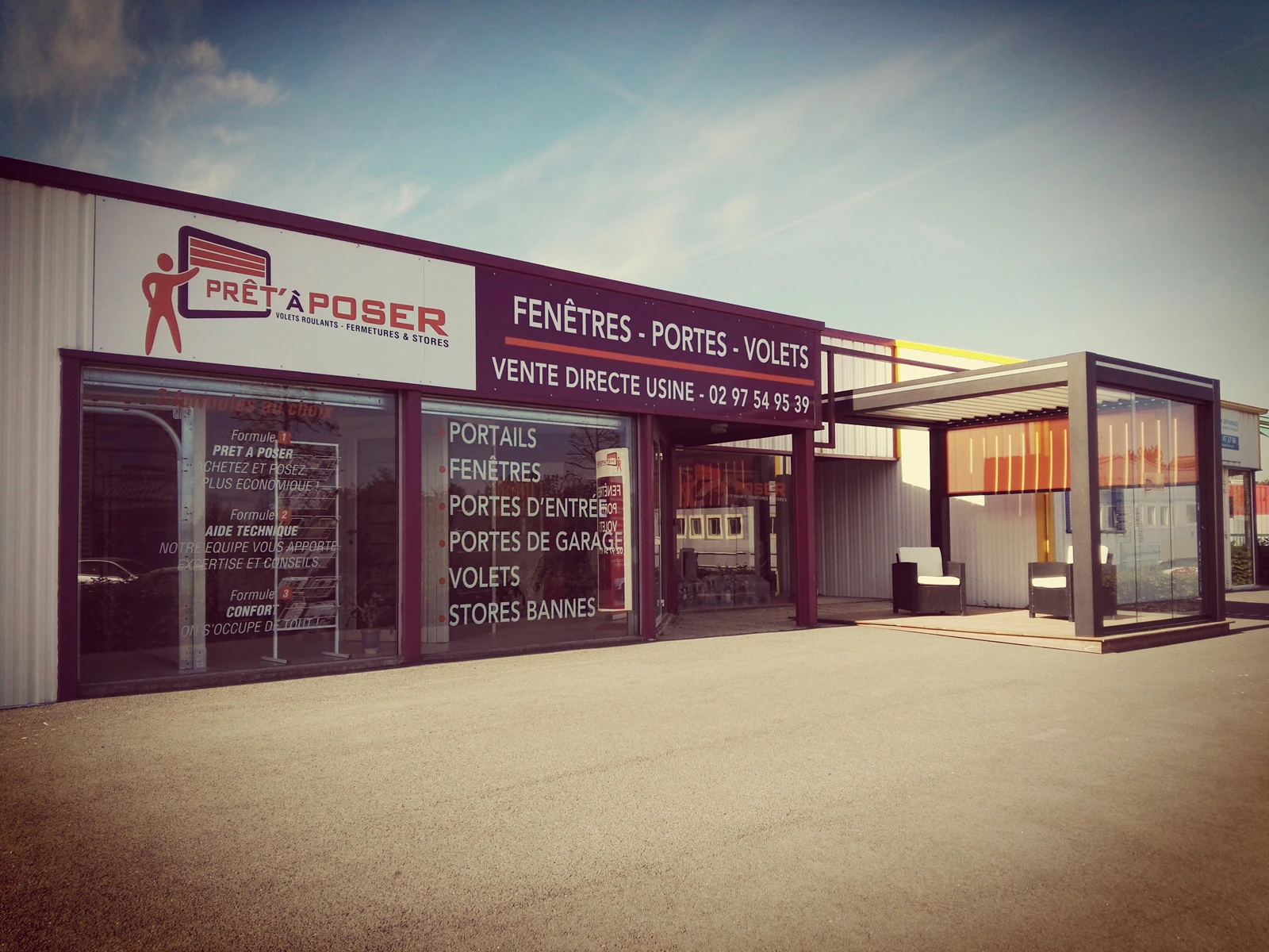 Magasin de Portes, Fenêtres et Volets à Séné