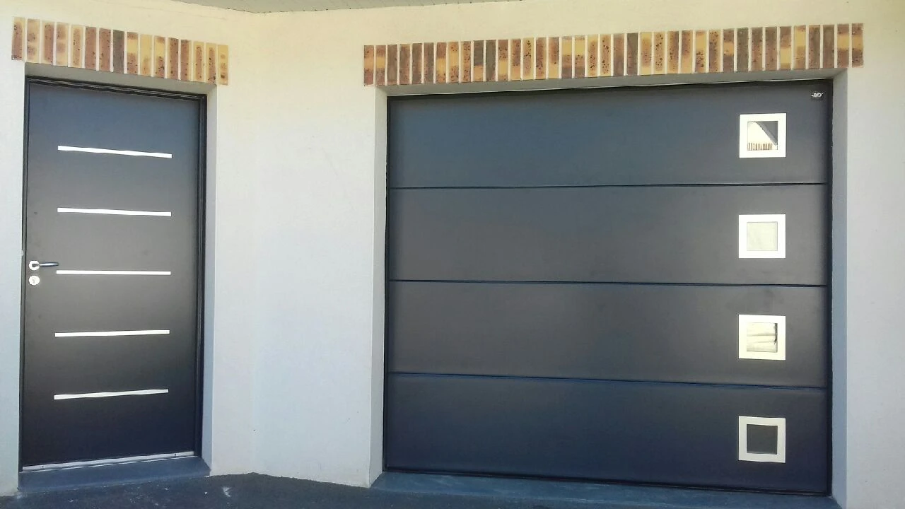 Porte acier et PG sectionnelle