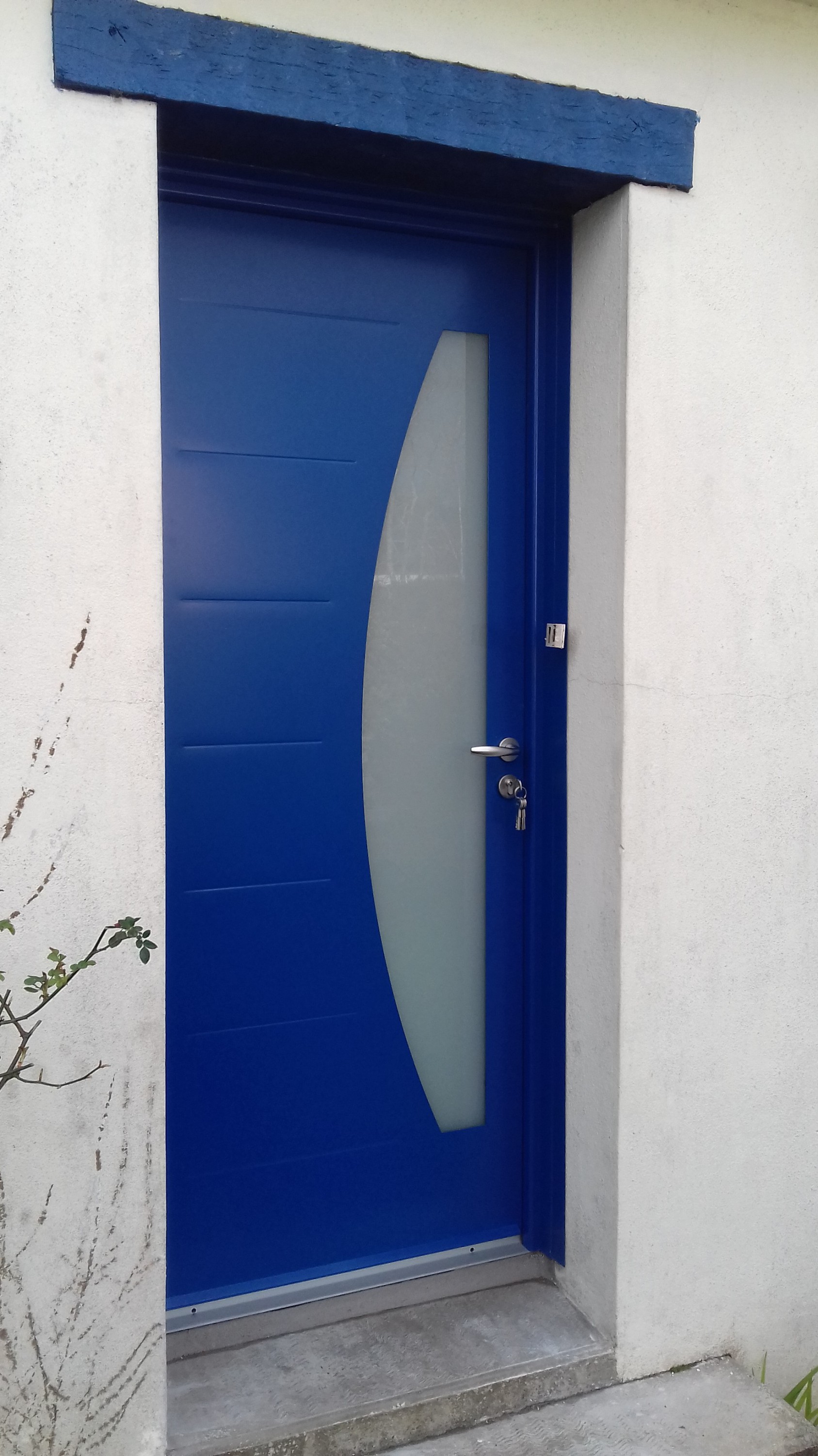 Porte en acier à Séné